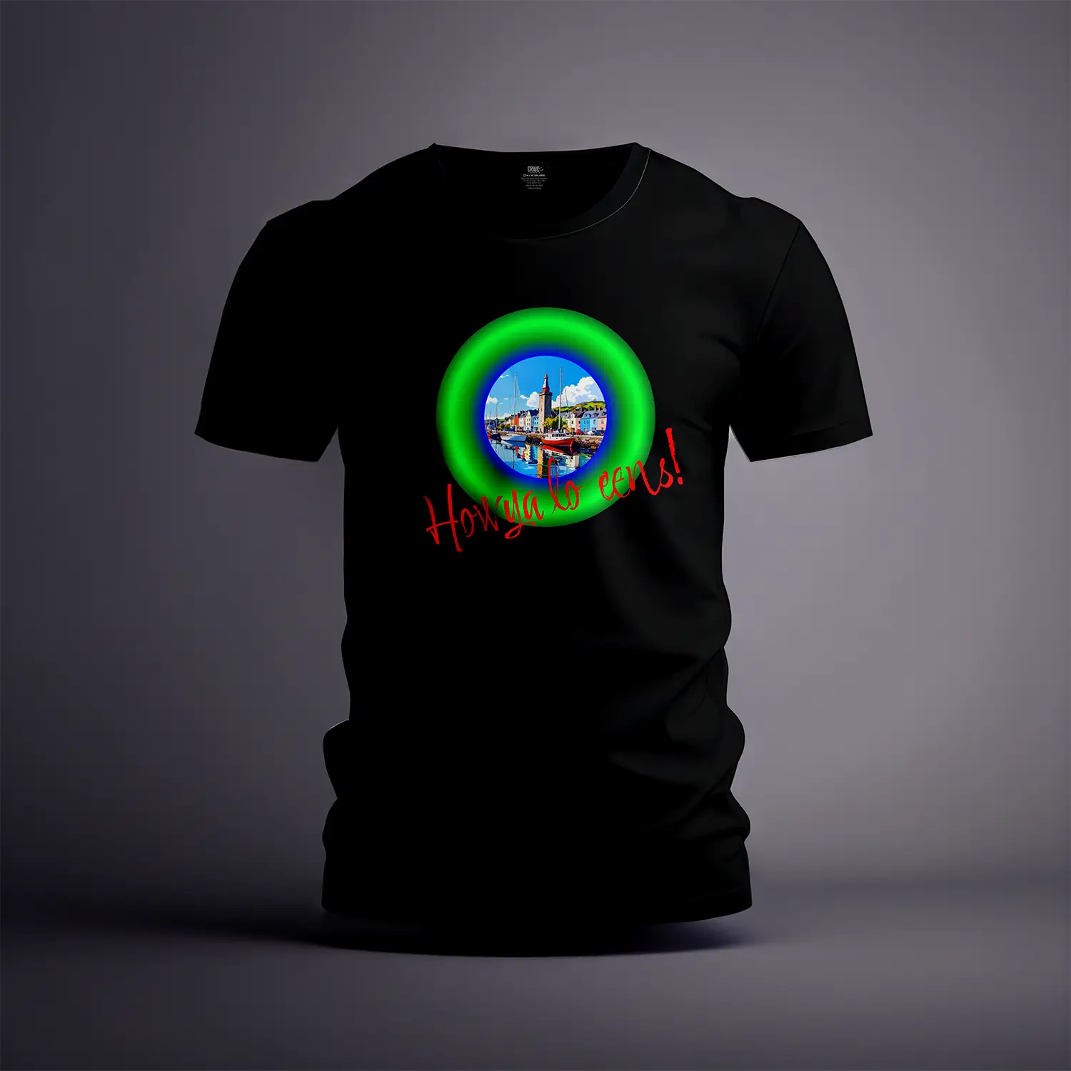 CraicTee-Howya Lo Eens Irish Slang T-Shirt | Waterford Slang Graphic | Coastal Port Dock Tee