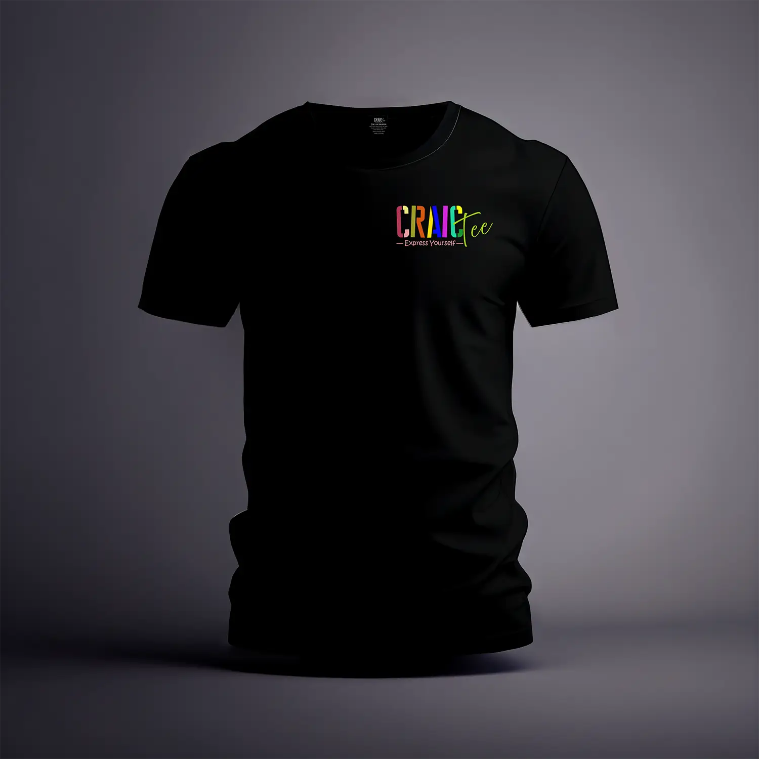 CraicTee-Official CRAICtee Brand Logo T-Shirt | Premium Irish Apparel | High-Quality DTF Print | Minimalist Irish Streetwear